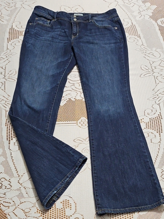 Aeropostale Denim - Aeropostale Hailey Flare Jeans 15/16 Long Dark Wash Denim